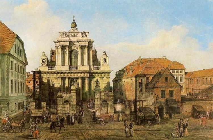 Bernardo Bellotto Carmelite Church in Warsaw.